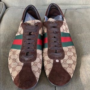 Men’s Gucci Web Monogram Shoes Size 11 1/2